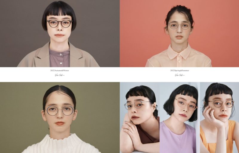 BCPCの眼鏡を着用している姿のが画像